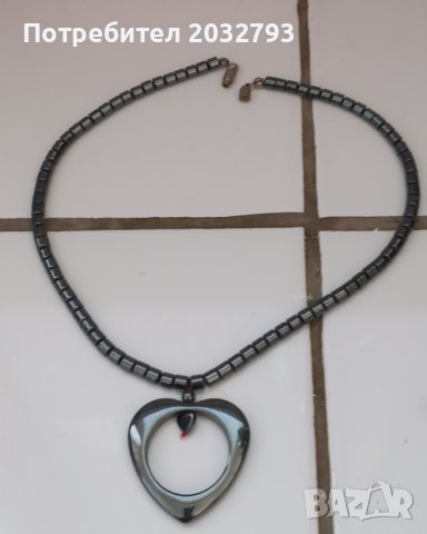 Колие от хематит, снимка 2 - Колиета, медальони, синджири - 42598922