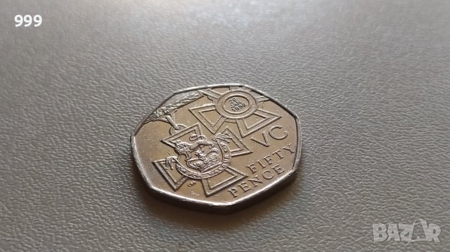 50 пенса 2006 Великобритания - Възпоменателна -"Кръст Виктория", снимка 1
