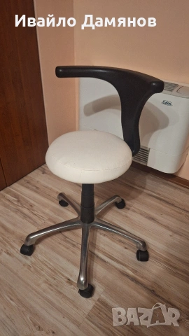 Зъболекарски стол / аптекарски стол/ стол за козметик / стол за маникюрист , снимка 2 - Столове - 53751041