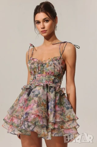 флорална рокля , снимка 5 - Рокли - 50969942