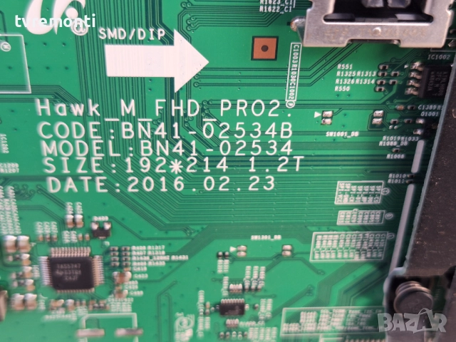 MAIN BOARD BN41-0256B BN94-10997C  за 49-инчов телевизор SAMSUNG Модел UE49K6370S, с дисплей CY-VK04, снимка 2 - Части и Платки - 52748136