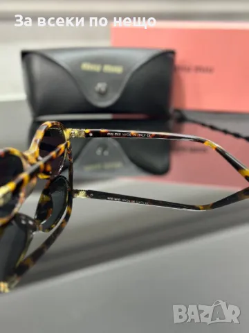 Miu Miu Слънчеви Очила С UV400 Защита С ПОДАРЪК🎁Калъф Миу Миу - Различни Цветове Код E84, снимка 6 - Слънчеви и диоптрични очила - 50230085