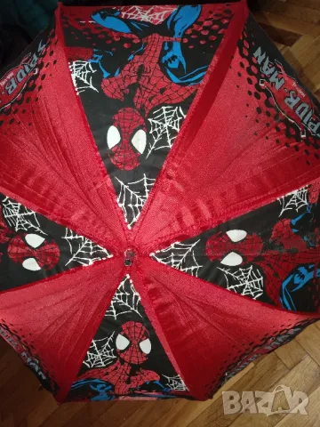 Детски чадър Спайдърмен,около 80см.диамртът, снимка 1