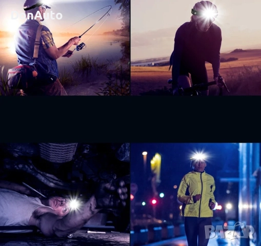 Сензорен LED челник с 5 режима, снимка 6 - Аксесоари и консумативи - 51634896