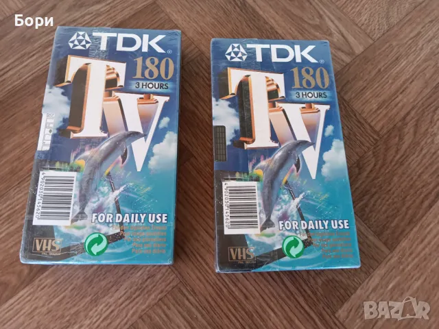 VHS TDK 180 Нови видеокасети, снимка 3 - Други жанрове - 50320551