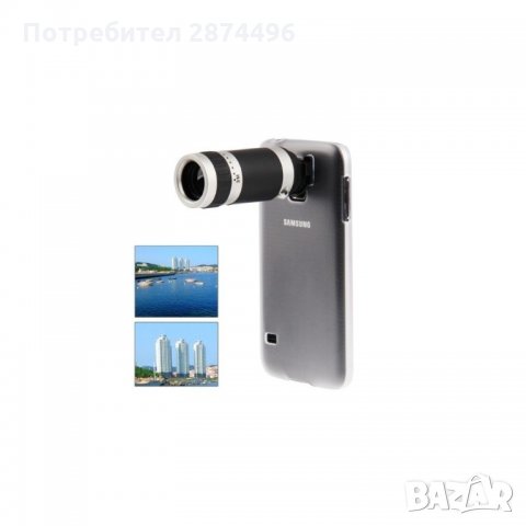 1145 Универсален телескоп за телефон или таблет с увеличение 8х, снимка 4 - Резервни части за телефони - 35818442