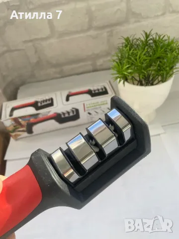 Преносимо Точило За Ножове, 3 в 1, Заточване,Шлайфване,Изправяне, снимка 2 - Други стоки за дома - 47377524