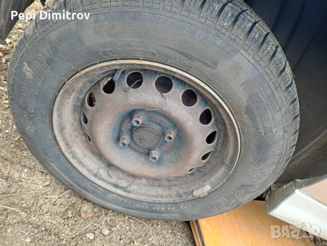 4 броя зимни гуми 175/70/13 Riken, снимка 5 - Гуми и джанти - 53142803