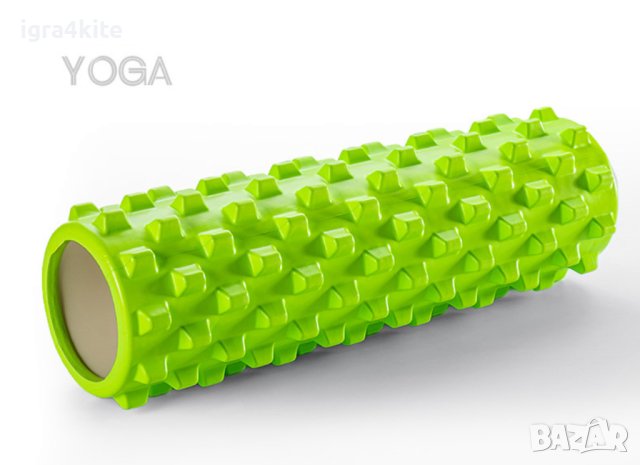 НОВ МОДЕЛ Големи Foam roller 45x14 със силно изразена структура РОЛЕР ФОУМ, снимка 7 - Йога - 40765132