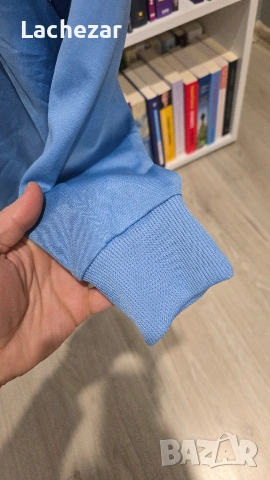 Мъжки суитчер с качулка размер М/L, снимка 7 - Спортни дрехи, екипи - 53138356