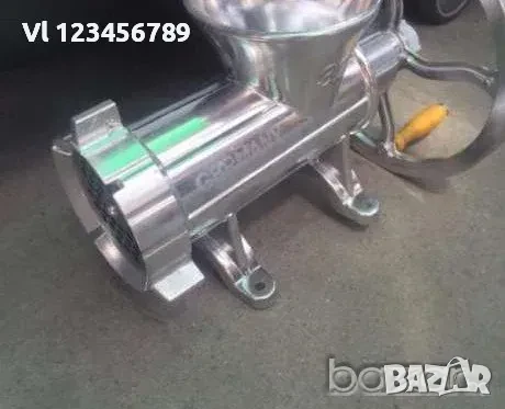 Ръчна Професионална Алуминиева месомелачка № 22 / 32, снимка 3 - Месомелачки - 50742973