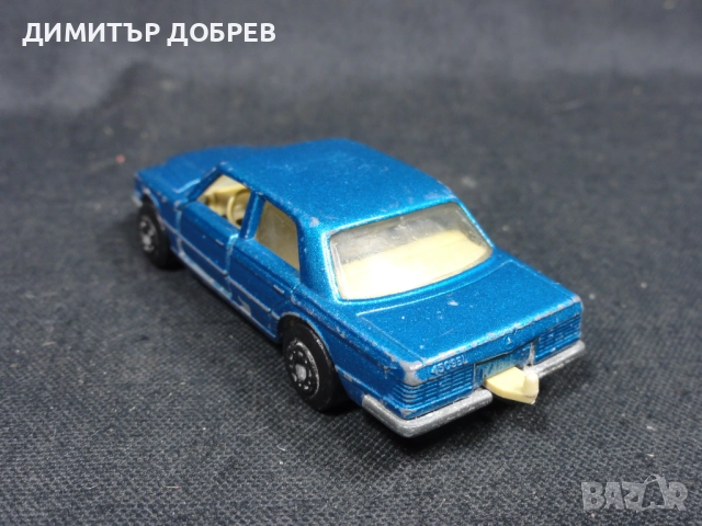 СТАРА РЕТРО МЕТАЛНА КОЛИЧКА MATCHBOX ENGLAND MERCEDES-BENZ 450 SEL, снимка 3 - Колекции - 52977179