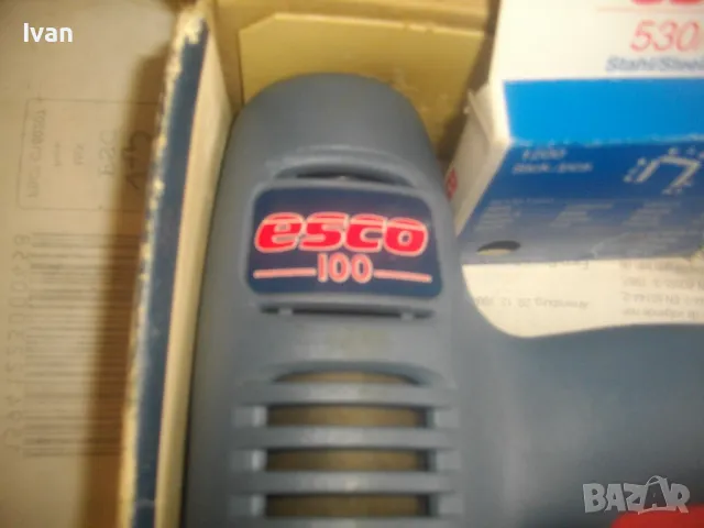 НОВ Made in ITALY ESCO 100 Electronic ИТАЛИАНСКИ ОРИГИНАЛЕН ЕЛЕКТРИЧЕСКИ ТАКЕР КОМБИНИРАН 8-20мм , снимка 6 - Други инструменти - 49292131
