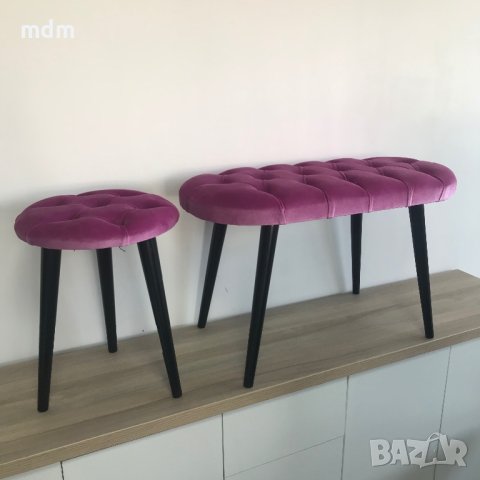 Тапицирани табуретки от 59 лв за брой, снимка 4 - Столове - 44209699