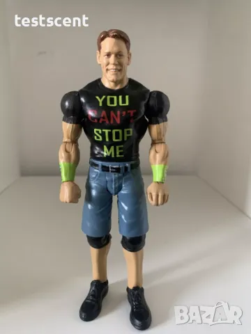 Екшън фигура WWE John Cena Figure You Can't Stop Me Basic Series Top Picks Black U CANT STOP ME игра, снимка 2 - Колекции - 49511497