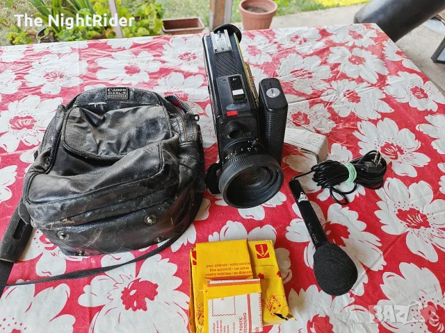 Canon 514XL-S Canosound (Super 8 комплект микрофон лента и чанта, снимка 6 - Камери - 55851545