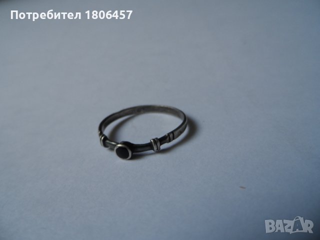 сребърен пръстен Д, снимка 6 - Пръстени - 42046671