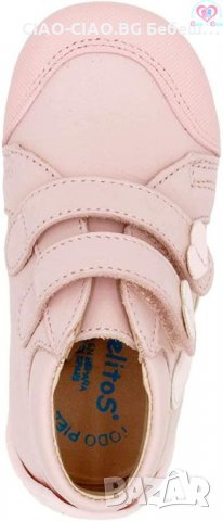 №20-№24, Бебешки боти за момиче ANGELITOS от Естествена кожа, розови със сърца, снимка 8 - Бебешки боти и ботуши - 34726371