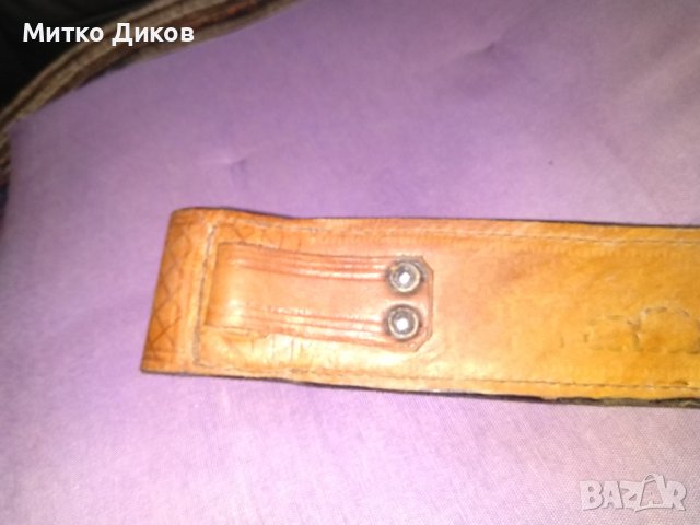 Калъф за палка естествена кожа дебела 200х45мм отличен за колан, снимка 5 - Оборудване и аксесоари за оръжия - 41536097