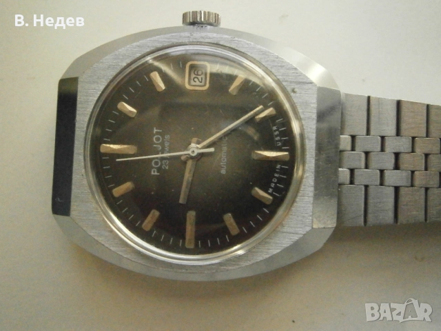 POLJOT automatic, 23 jewels, made in USSR, case 37mm, TOP!, снимка 4 - Мъжки - 52735237