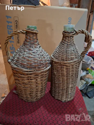 дамаджани плетени , снимка 2 - Буркани, бутилки и капачки - 56347190