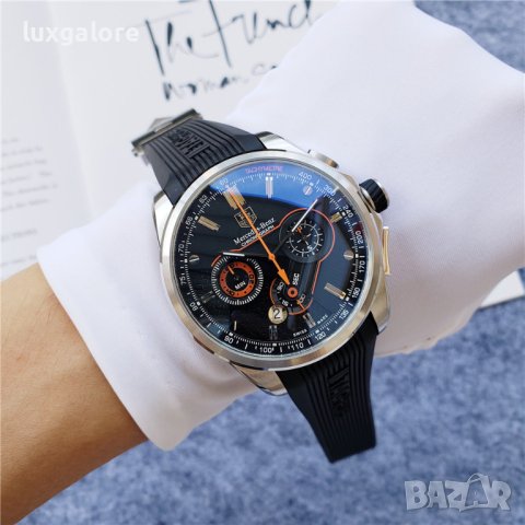 Мъжки часовник TAG Heuer Grand Carrera Mercedes Benz SLS с кварцов механизъм, снимка 3 - Мъжки - 37048556