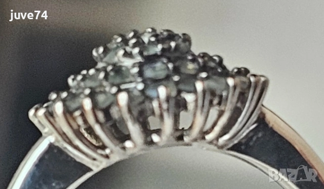 СРЕБЪРЕН ПРЪСТЕН С ЕСТЕСТВЕНИ АЛЕКСАНДРИТИ (НАРСИПАТНАМ,ИНДИЯ) СЕРТИФИКАТ, снимка 5 - Пръстени - 53737691