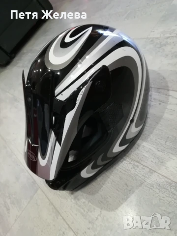 Каска за мотор/кросова -,,М", снимка 11 - Спортна екипировка - 50732025