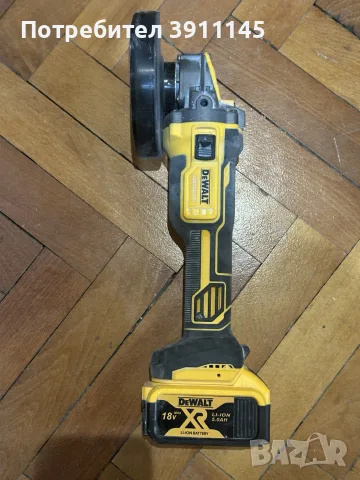 DeWalt акумулаторен комплект от 4 части, перфоратор, ударен гайковерт, ъглошлайф и винтоверт, снимка 8 - Куфари с инструменти - 55863417