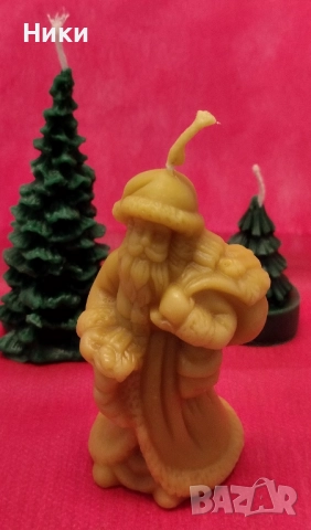 Свещ "коледна елха", снимка 2 - Декорация за дома - 52837488