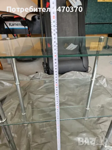 стъклен рафт, снимка 6 - Шкафове - 50249703