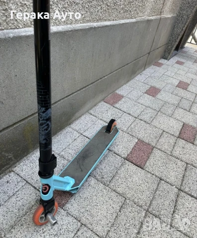 Тротинетка OXELO freestyle mf1.8, тюркоаз, Декатлон, снимка 5 - Ролери, кънки - 50495115