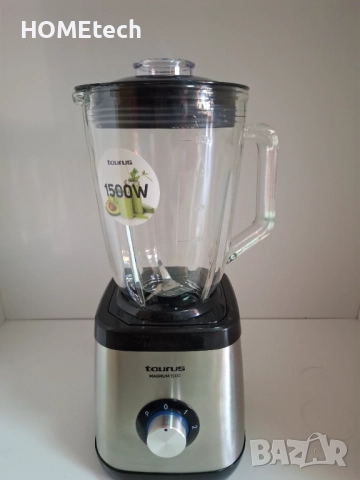 Блендер Taurus Optima Go 1500 – 1500W, 1.5L стъклена кана, снимка 3 - Блендери - 52274200