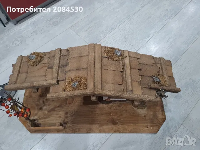 Декоративна дървена и светеща къща, снимка 6 - Декорация за дома - 48694190