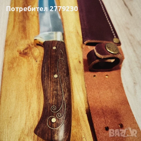 Нож ръчна изработка на Майстор П.Неделев, снимка 2 - Ножове - 50885554