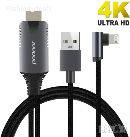 HDMI кабел 2м предава видео на Телевизор проектор монитор от телефон в USB  кабели в гр. София - ID36256131 — Bazar.bg