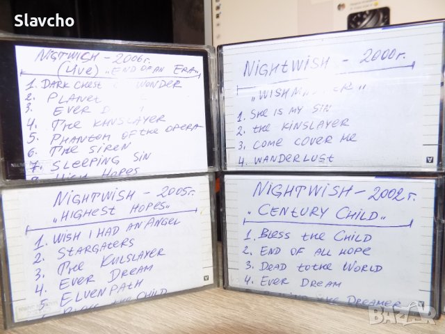 Аудио касети - 6 броя -Tdk AD-60/90/120/ със записи на - Nightwish - 2000/2002/2004/2005/ 2006 live, снимка 9 - Аудио касети - 40752571