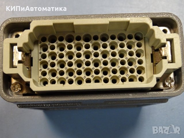 конектор Harting Han 72 DD-F male connector 10A, 250V, 4KV 3, снимка 7 - Резервни части за машини - 36001759