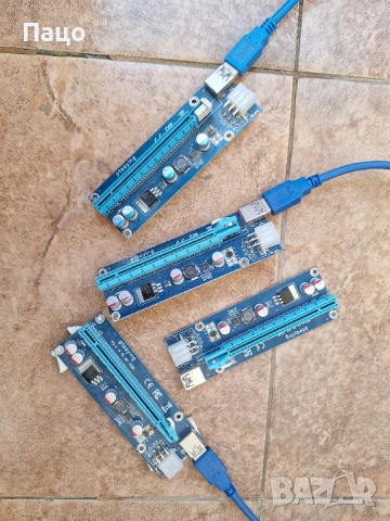 PTSAYING PCI-E 1X TO 16X VER 006C  /4 Броя/, снимка 6 - Други - 52977218