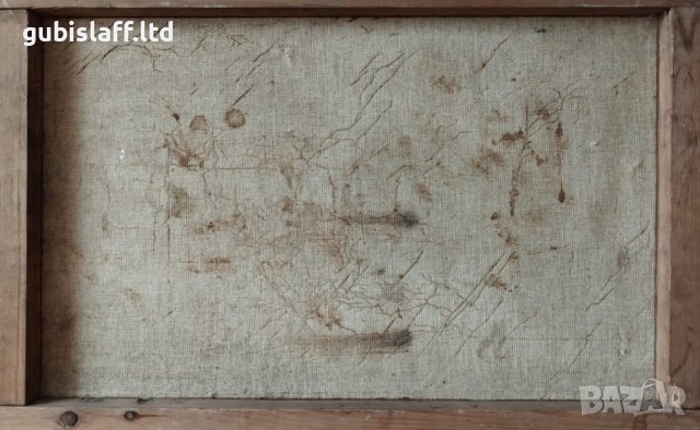 Картина "Зима в Рилския манастир", худ. А. Верещак, 1923 г., снимка 5 - Картини - 42016832