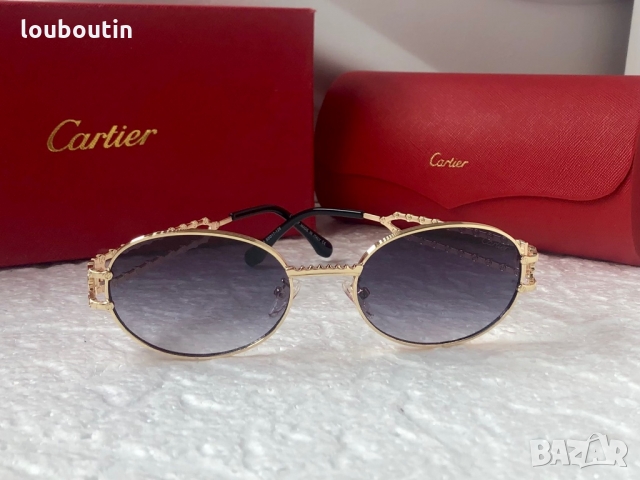 Cartier 2022 унисекс слънчеви очила елипса дамски мъжки, снимка 7 - Слънчеви и диоптрични очила - 36092760