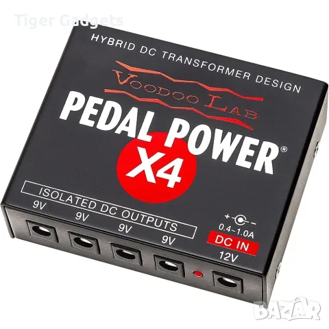 Voodoo Lab Pedal Power X4 Expander Kit – разширител за захранване на педалборд,4×9V изолирани изхода, снимка 4 - Друга електроника - 56119775