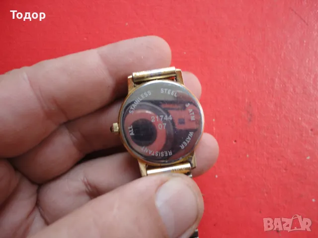 Позлатен часовник Regent Saphirglas, снимка 4 - Дамски - 48365058