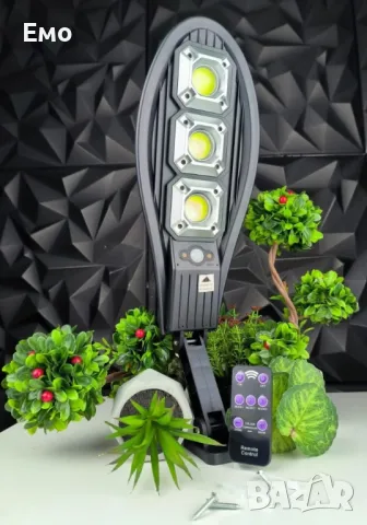 Соларна лампа 3 очи