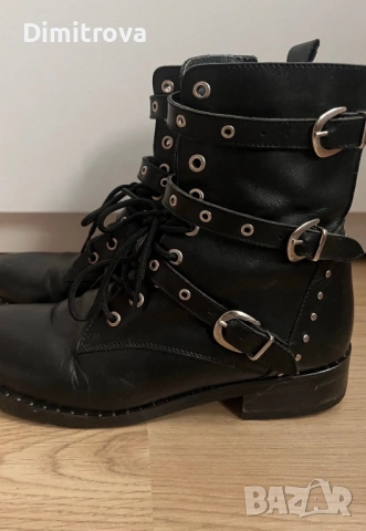 Боти Bata естествена кожа, снимка 5 - Дамски боти - 53792770