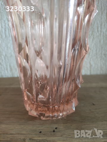 Стъклена стара ваза, снимка 4 - Други стоки за дома - 44791910