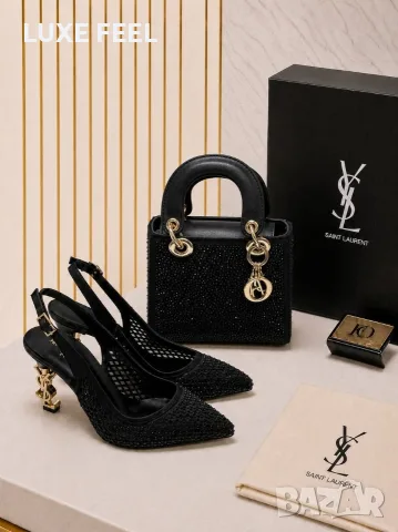 Prada ⚜️ Yves Saint Laurent ⚜️Дамски Сандали , снимка 8 - Сандали - 55801425