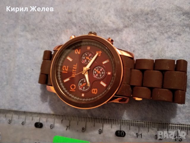 RITAL МАРКОВ КВАРЦОВ ФЕШЪН УНИСЕКС ЧАСОВНИК - РИТАЛ с ВЕРИЖКА 36567, снимка 11 - Мъжки - 39887563