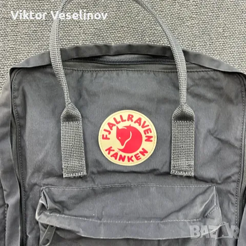 Оригинална Раница Fjallraven Kanken Сива , снимка 3 - Раници - 55836819