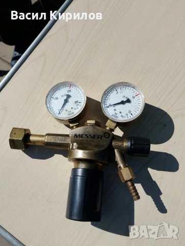 Редуцил вентил манометър за Азот , снимка 3 - Други машини и части - 53830448